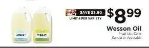 ShopRite Wesson Oil offer