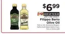 ShopRite Filippo Berio Olive Oil offer