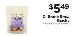 ShopRite Di Bruno Bros. Snacks offer