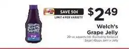 ShopRite Welch’s grape jelly offer