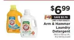 ShopRite Arm & Hammer Laundry Detergent offer