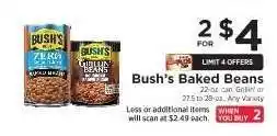 ShopRite Bush's Baked Beans offer