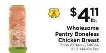 ShopRite Wholesome Pantry Boneless Chicken Breast offer