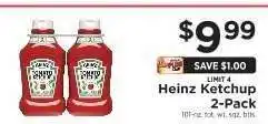 ShopRite Heinz Ketchup 2-Pack offer