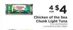 ShopRite Chicken Of The Sea Chunk Light Tuna offer