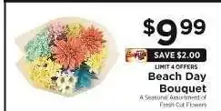 ShopRite Beach Day Bouquet offer