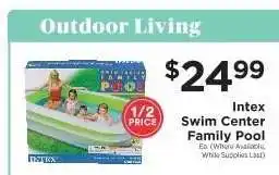 ShopRite Intex Swim Center Family Pool offer