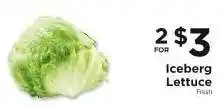 ShopRite Iceberg Lettuce offer