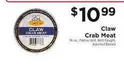 ShopRite Claw Crab Meat offer