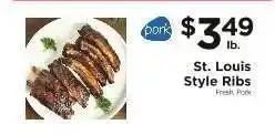 ShopRite St. Louis Style Ribs offer
