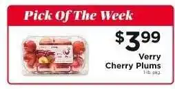 ShopRite Verry Cherry Plums offer