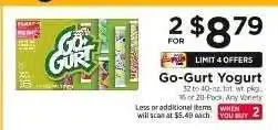 ShopRite Go-Gurt Yogurt offer