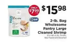 ShopRite Wholesome Pantry Large Cleaned Shrimp offer