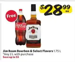 Winn Dixie Jim Beam Bourbon & Select Flavors offer