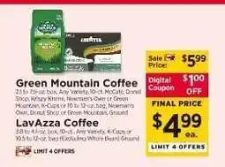 ShopRite Lavazza Coffee offer