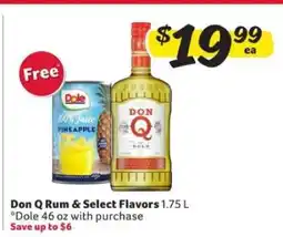 Winn Dixie Don Q Rum & Select Flavors offer
