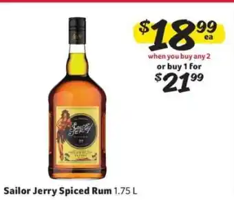 Winn Dixie Sailor Jerry Spiced Rum offer