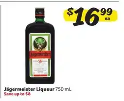Winn Dixie Jägermeister Liqueur offer