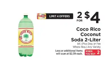 ShopRite Coco Rico Coconut Soda 2-Liter offer