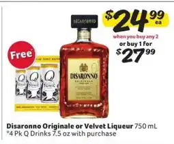 Winn Dixie Disaronno Originale or Velvet Liqueur offer