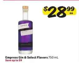 Winn Dixie Empress Gin & Select Flavors offer