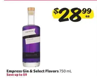 Winn Dixie Empress Gin & Select Flavors offer