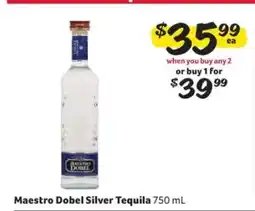 Winn Dixie Maestro Dobel Silver Tequila offer
