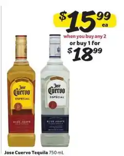 Winn Dixie Jose Cuervo Tequila offer