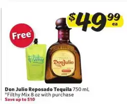 Winn Dixie Don Julio Reposado Tequila offer