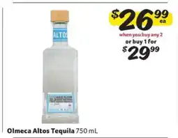 Winn Dixie Olmeca Altos Tequila offer