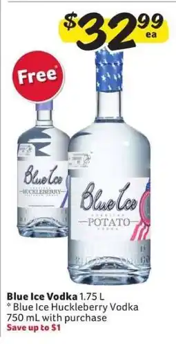 Winn Dixie Blue Ice Vodka offer