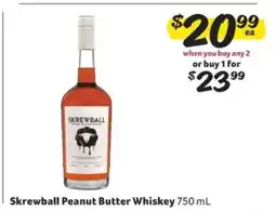 Winn Dixie Skrewball Peanut Butter Whiskey offer