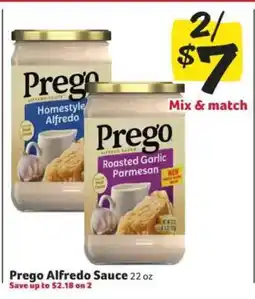 Winn Dixie Prego Alfredo Sauce offer