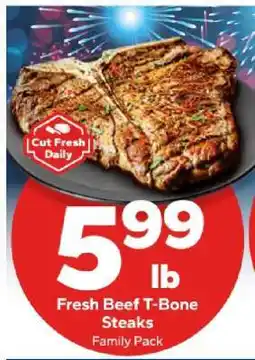 Save a Lot Fresh Beef T-Bone Steaks offer