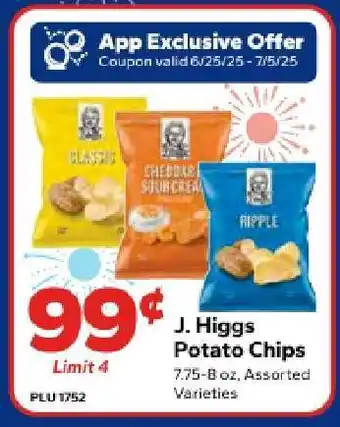 Save a Lot J. Higgs Potato Chips offer