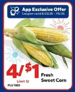 Save a Lot Fresh Sweet Corn offer