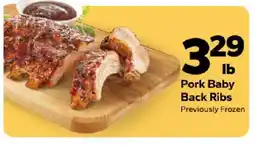 Save a Lot Pork Baby Back Ribs offer