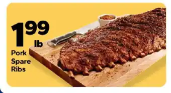 Save a Lot Pork Spare Ribs offer