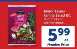 Safeway Taylor Farms Family Salad Kit offer