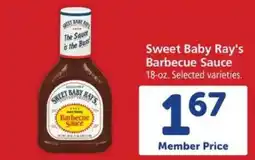 Safeway Sweet Baby Ray's Barbecue Sauce offer