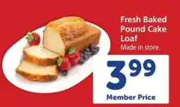 Safeway Fresh Baked Pound Cake Loaf offer