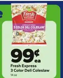 Save a Lot Fresh Express 3 Color Deli Coleslaw offer