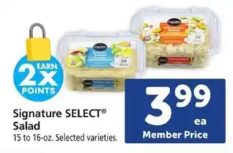 Safeway Signature Select Salad offer