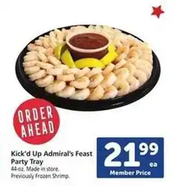 Safeway Kick'd Up Admiral’s Feast Party Tray offer