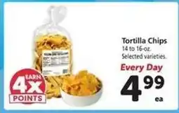 Safeway Tortilla Chips offer