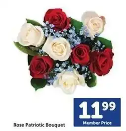 Safeway Rose Patriotic Bouquet offer