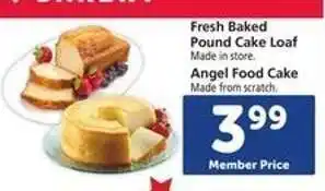 Safeway Angel Food Cake offer