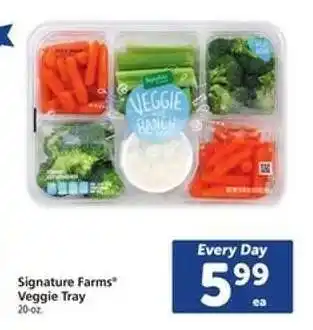 Safeway Signature Farms Veggie Tray offer