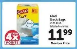 Safeway Glad Trash Bags offer
