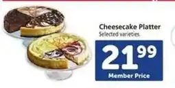 Safeway Cheesecake Platter offer